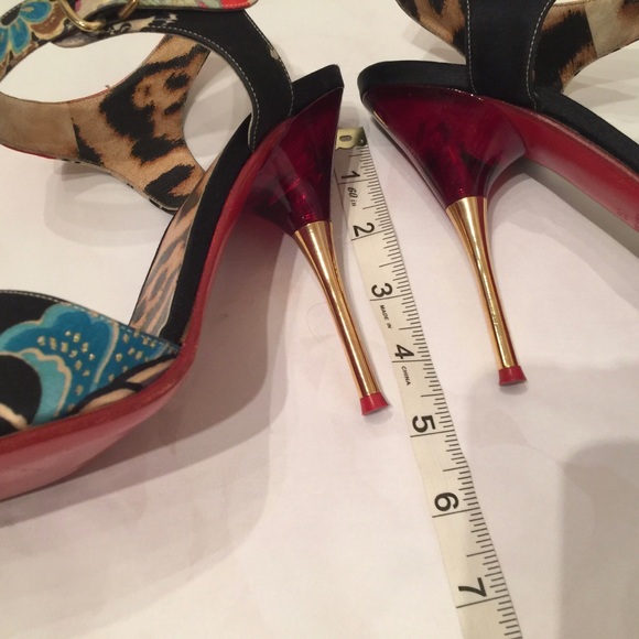 SOLD,Roberto Cavalli Satin Ankle Strap Heel - Picture 3 of 8